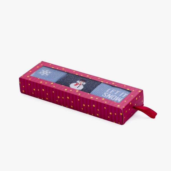 Giftbox Kerstmis - blauw
