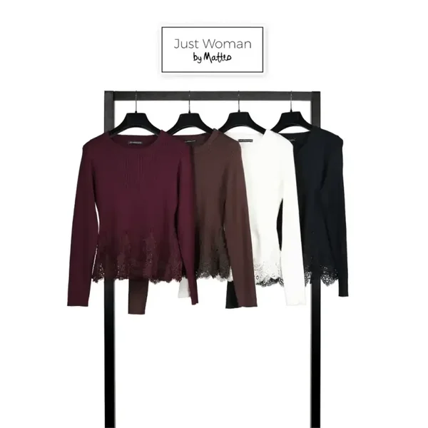 Sandra Black / Eggplant / Off White