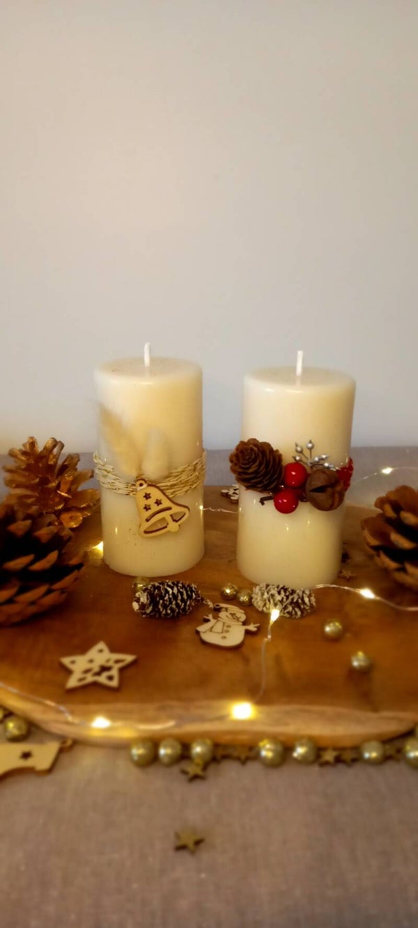 Bougie de Noël 180gr