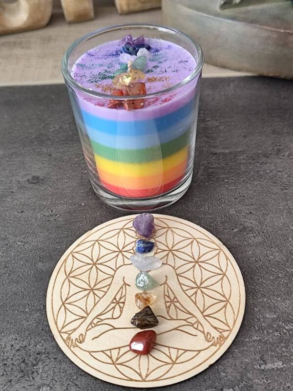 Bougie 7 chakras
