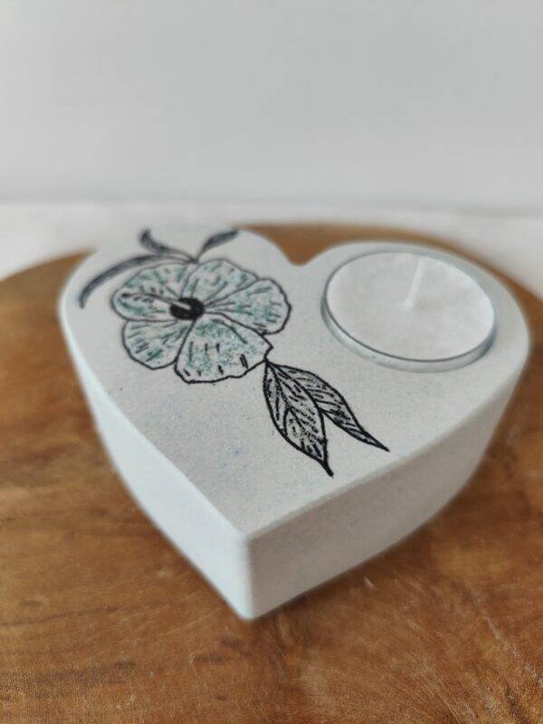 Bougeoir cœur