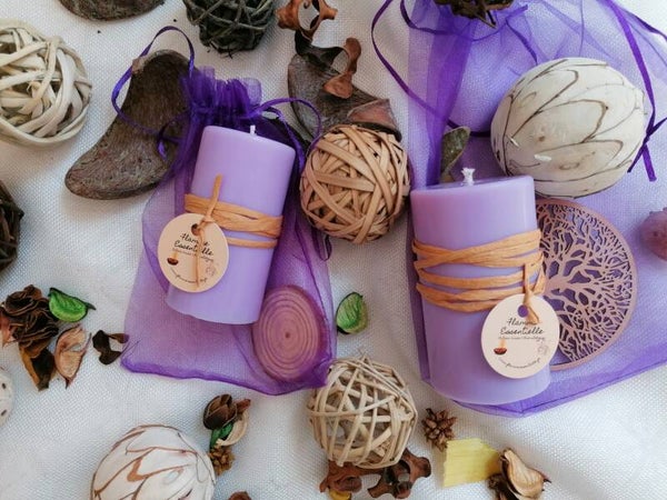 Bougie moulée Lavande vraie