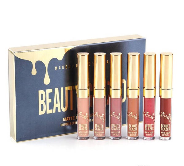 BEAUTY GLAZED 6 Colors Matte Lipstick Set
