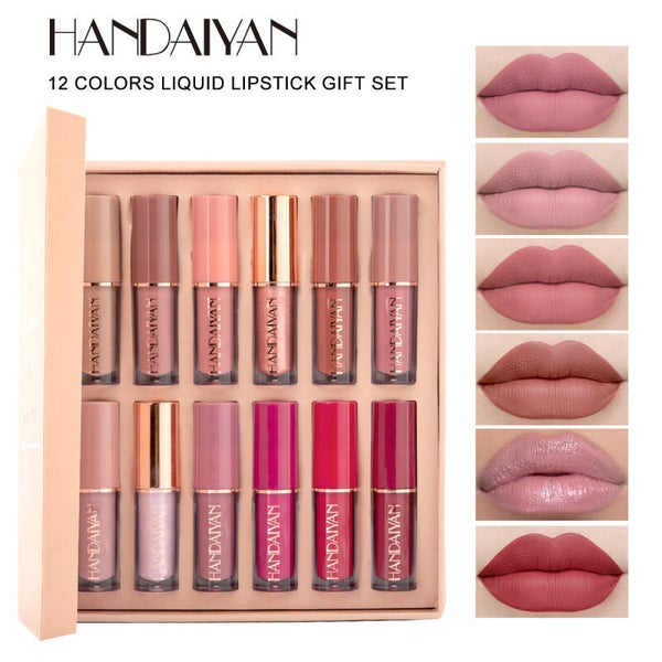 12pcs/box Matte Liquid Lipstick