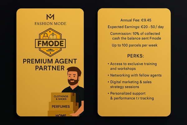 Premium agent partner membership card