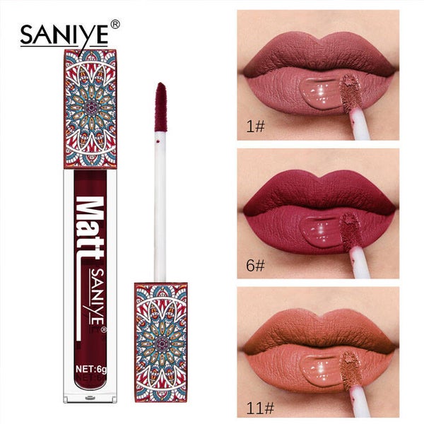 SANIYE Brand Makeup Nude Lip Gloss Waterproof