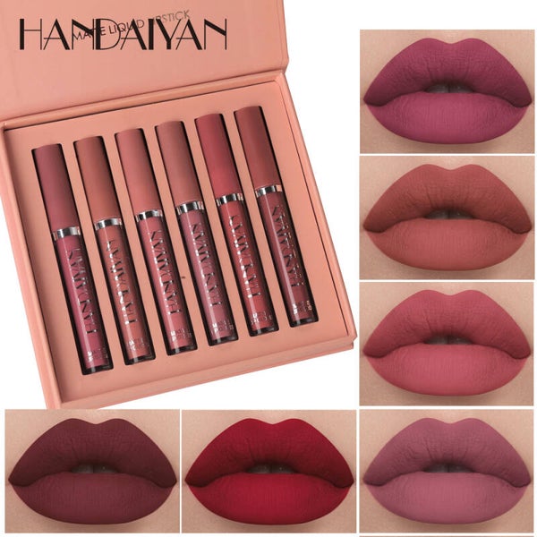 HANDAIYAN 6Colors/Sets Women's Lipstick