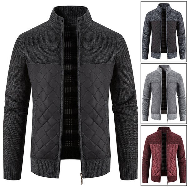 Winter Warm Men's Patchwork Jacket