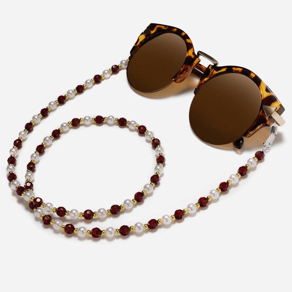 Retro Sunglasses Beaded Glasses Chain