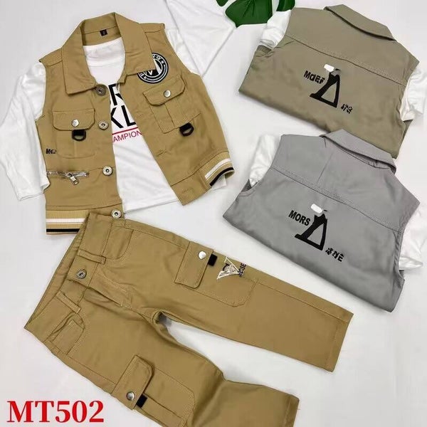 Autumn Small Boys Clothes Set 3 Pcs Boys Kids