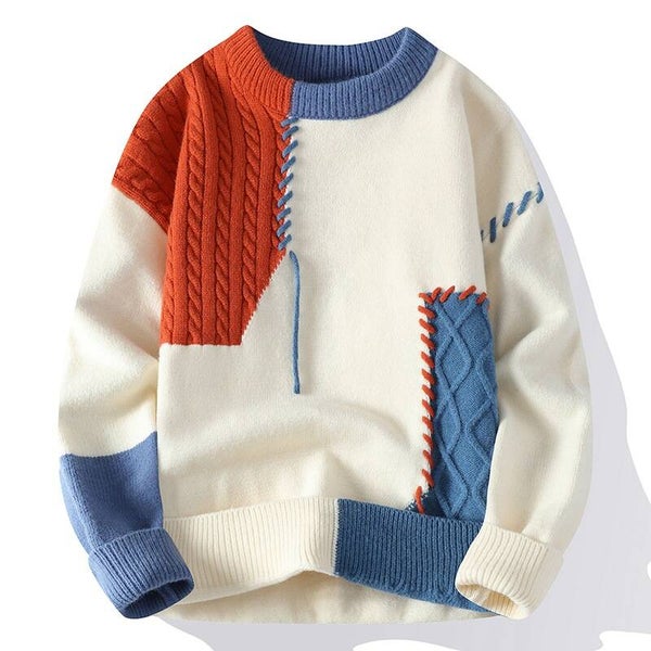 Autumn Winter 100% Cotton Round Neck