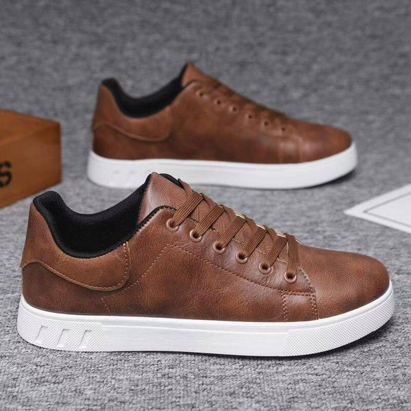 Men's Sneaker Pu Brown Black