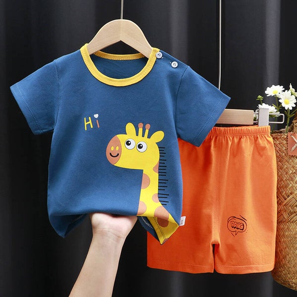 0-6 Year Boys and Girls Cartoon set clothes