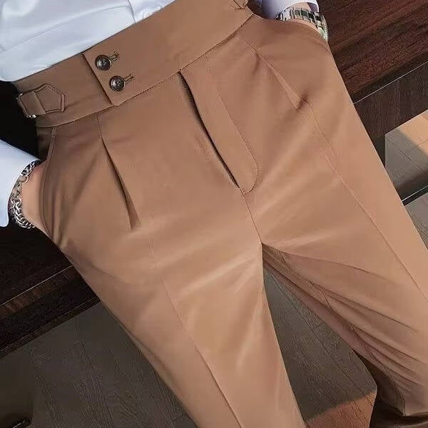 Men Business Suit Pants Suit Long Trouser