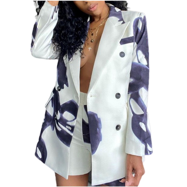 Ladies Blazers Sets Long Sleeve