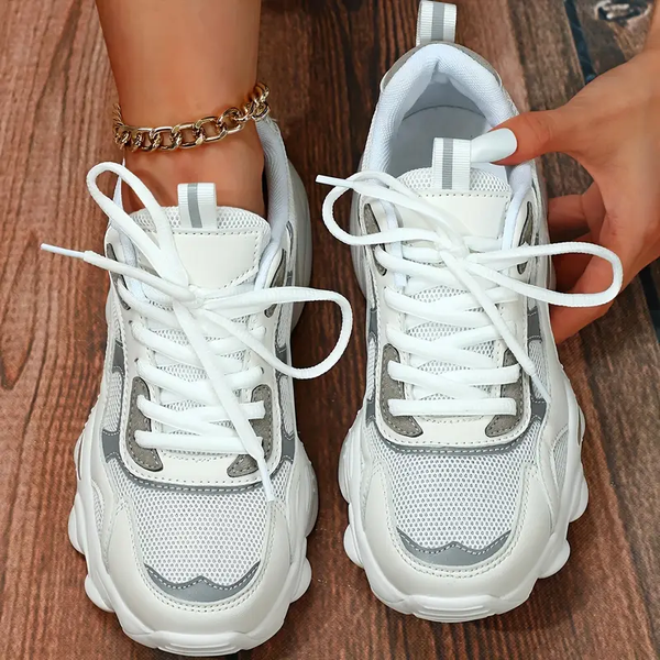 Women's Breathable Mesh Chunky Sneakers