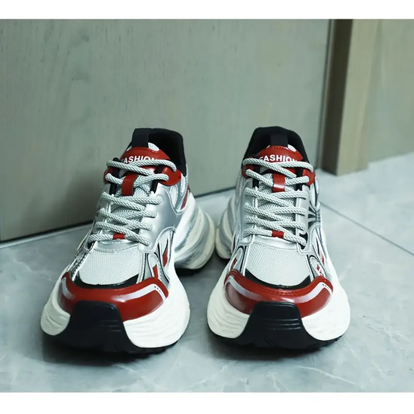 New Breathable Thick-Soled Mesh Shoes for Women Fashion