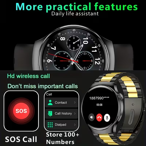High-Definition Full Touch Smartwatch for Men & Women