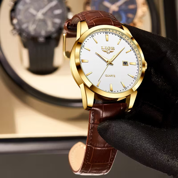 LIGE men&women&apos;s Business Quartz Watch