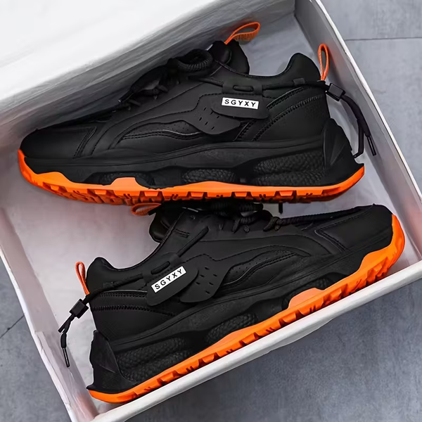 Men's Trendy Solid Colour Chunky Sneakers