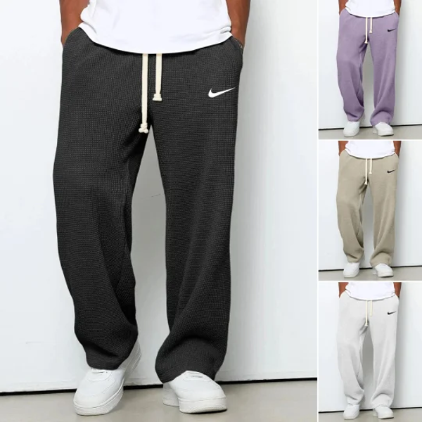 Men's Spring And Autumn Casual Sports Textured Trousers