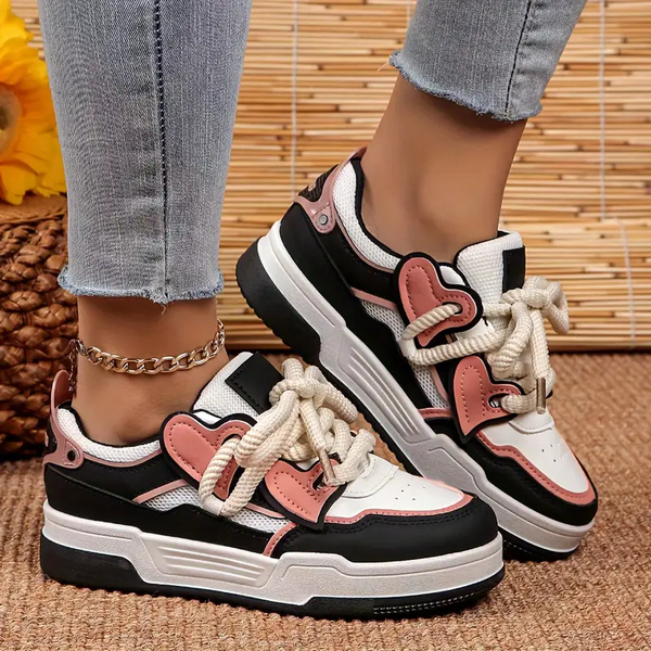 Spring And Autumn Women'S White Sneakers