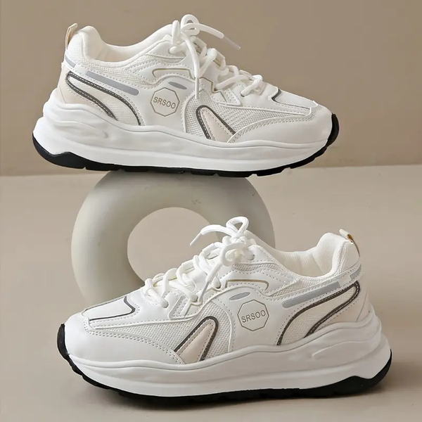 Women'S Stylish White Mesh