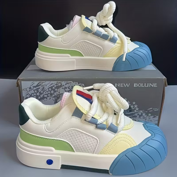 Spring New Korean Style White Sneakers for Women