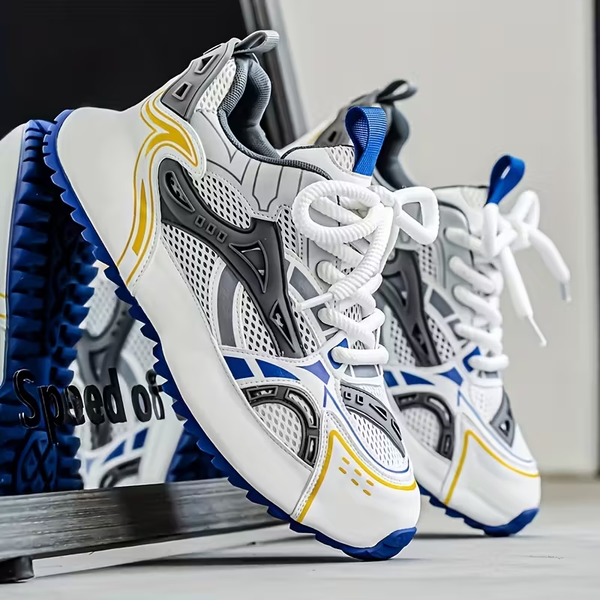 Men's Sneakers - Breathable Cushioned Platform