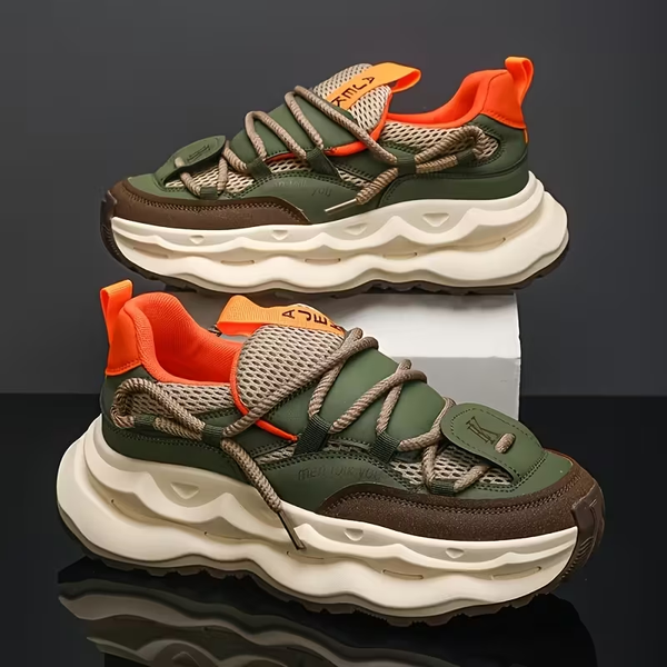 Men's Retro Chunky Low-Top Sneakers