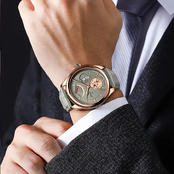 Bubble Time Men's Elegant Retro Analog Watch