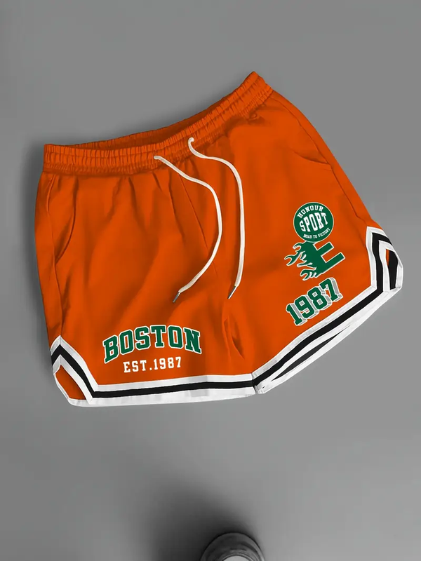 Men's Casual Running Beach Pants with Pockets