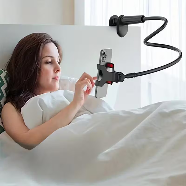 Universal 360° Rotating Phone Holder Stand, Flexible Gooseneck