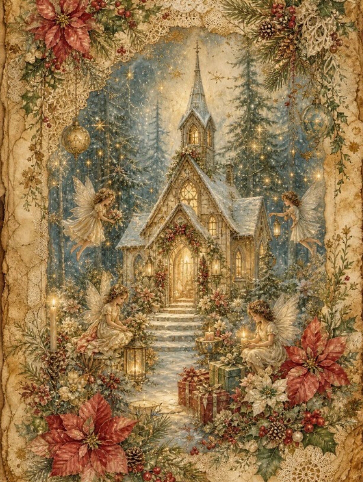 Snow Covered Church