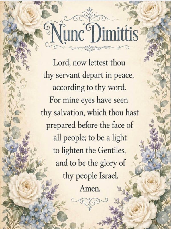 Nunc Dimittis