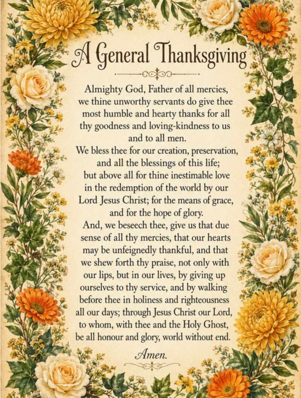 A General Thanksgiving