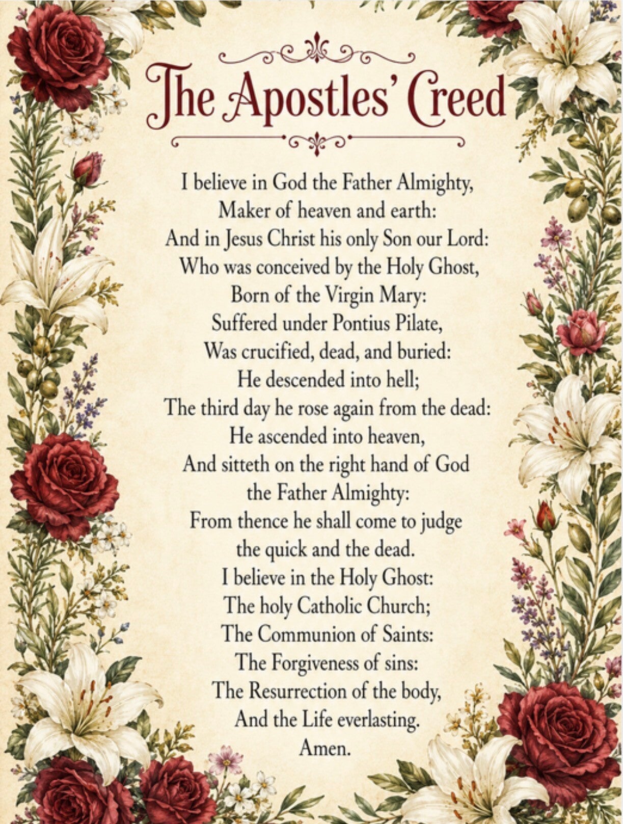 The Apostles Creed