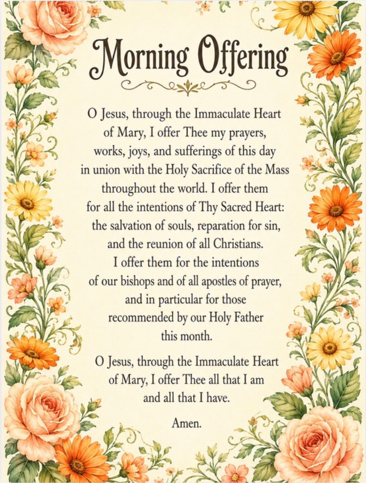 Morning Offering
