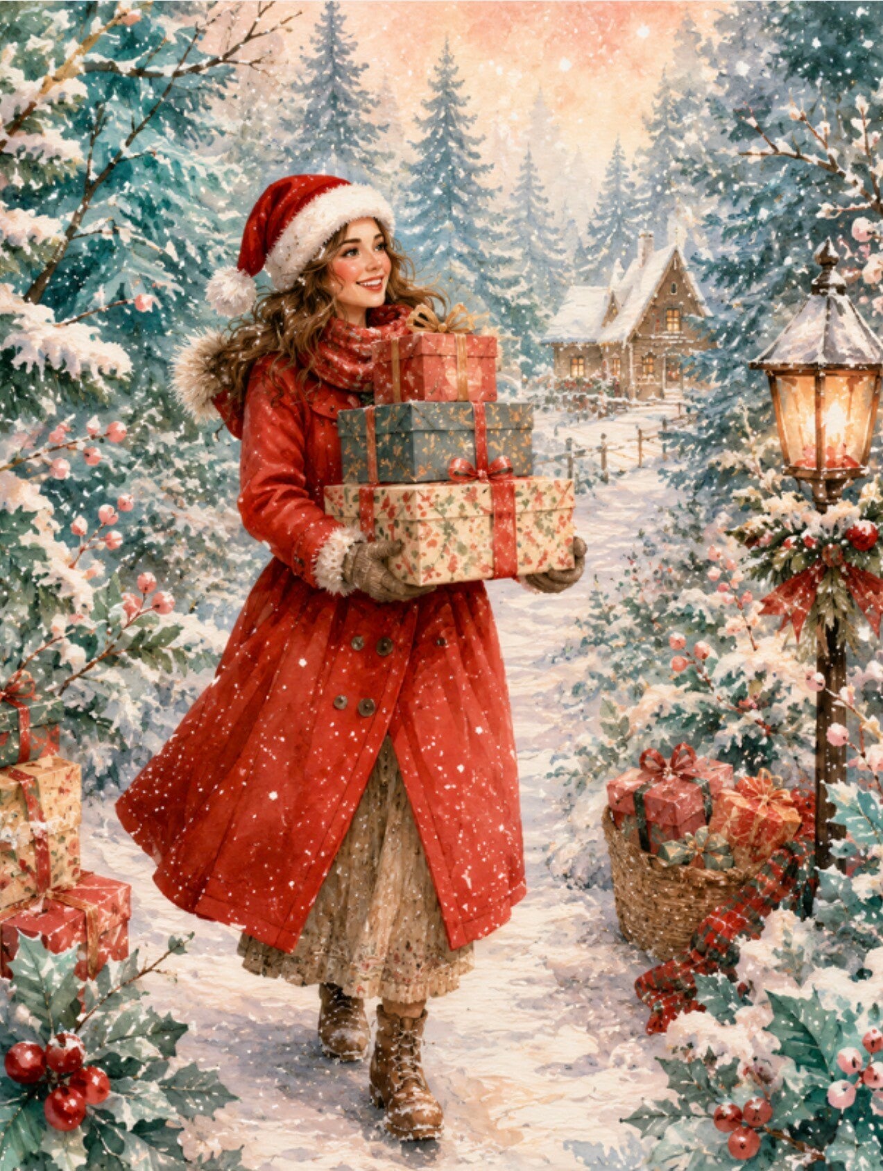 On My Way with the Presents