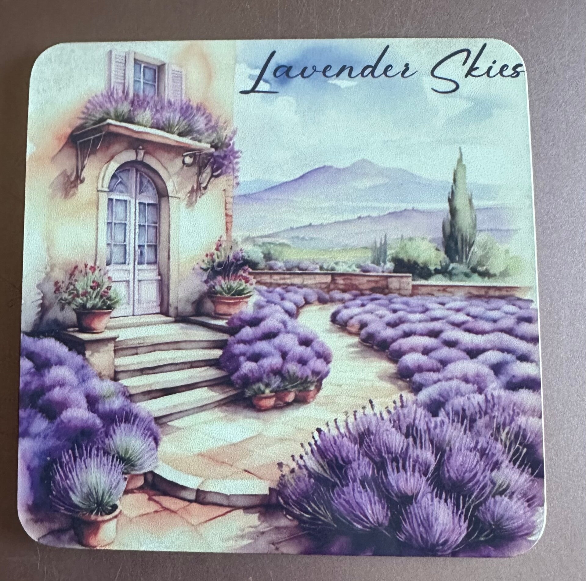 French Lavender Coasters Set of 4