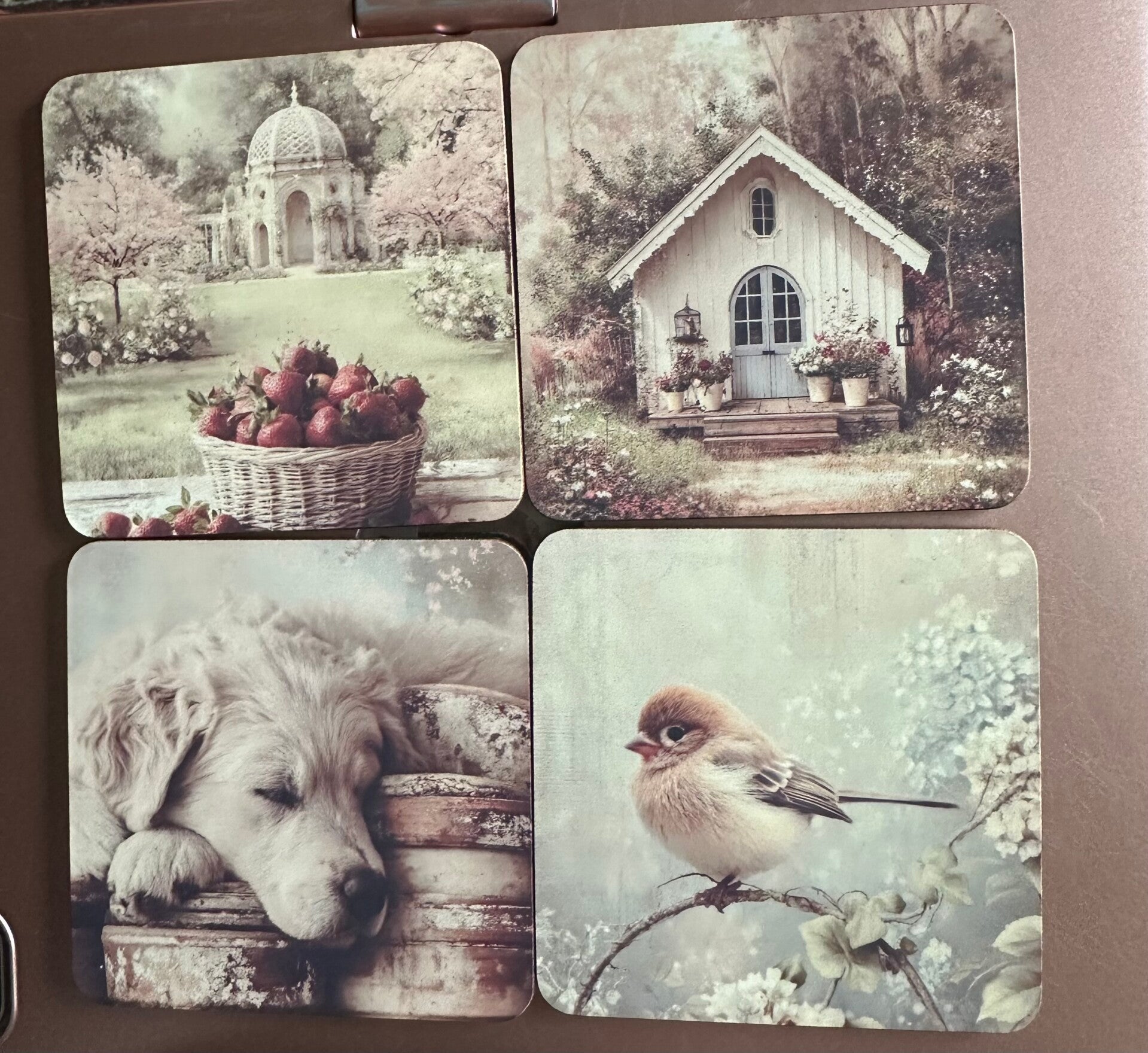 Country Garden Coasters Set of 4