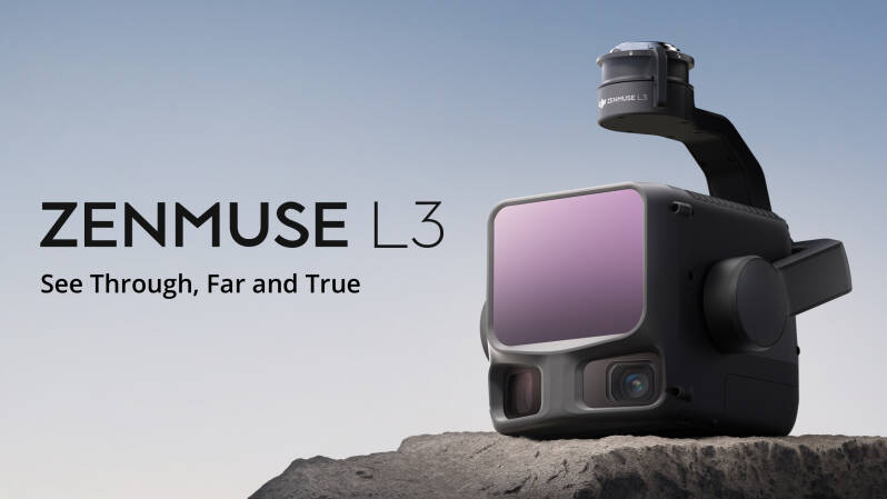 DJI Zenmuse L3 LiDAR Systeem