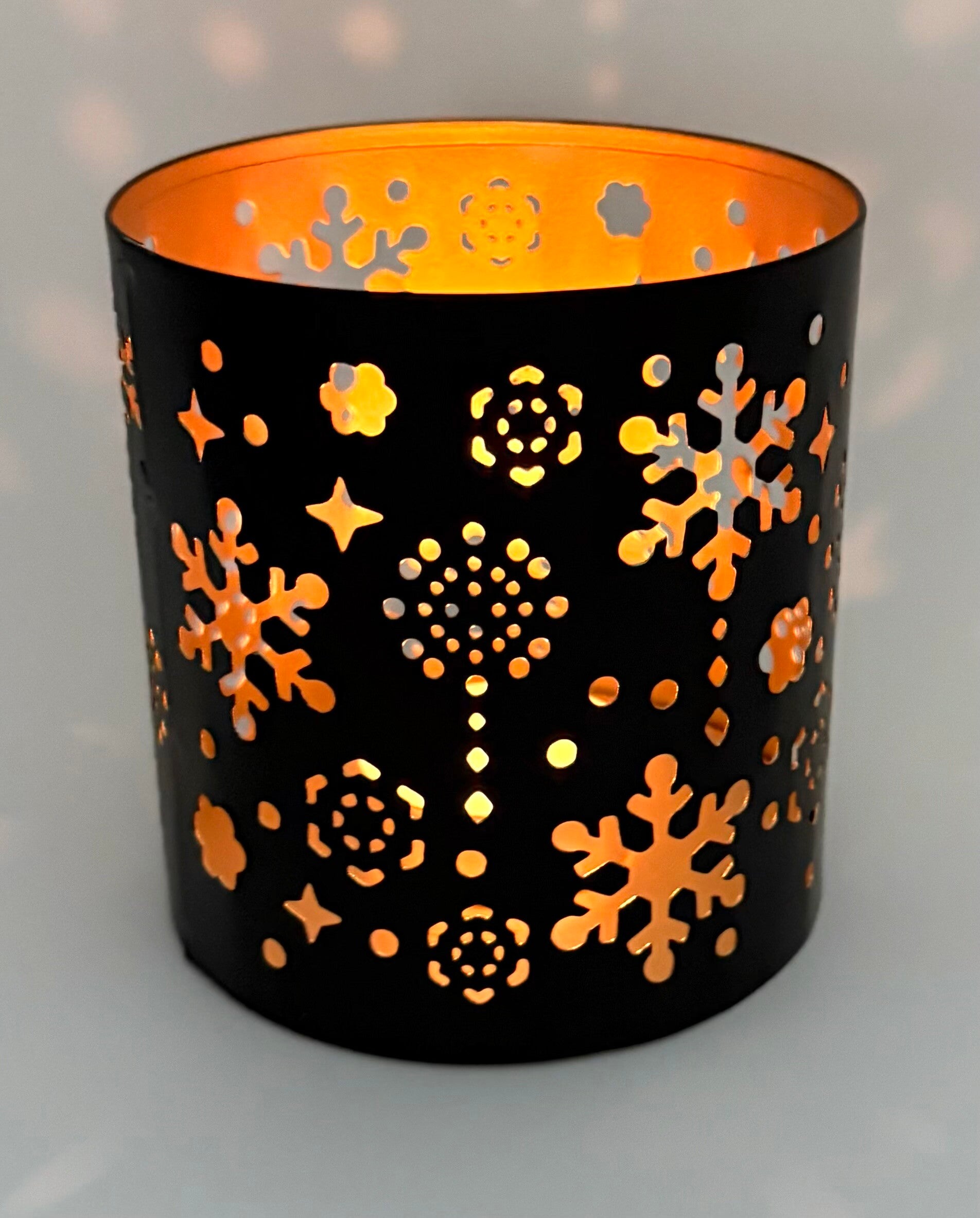 Windlicht Schneeflocke