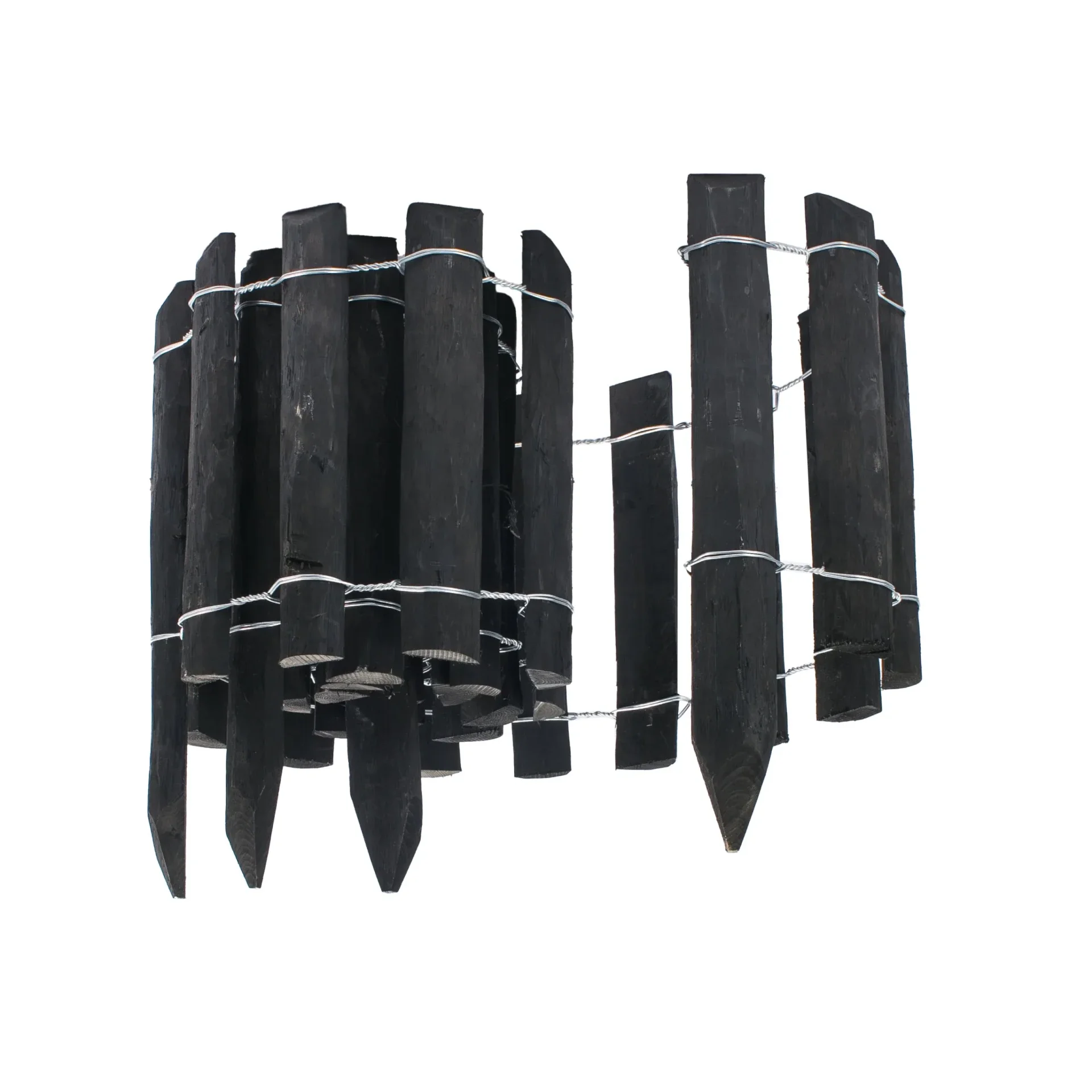 Twentse Rolborder Zwart - 35 cm latafstand 3-5 cm