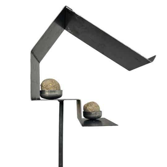 Vogelvoederhuis Cortenstaal XL