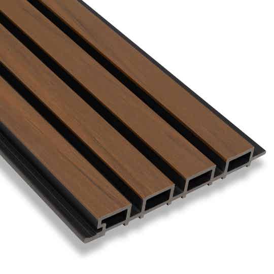 Buiten wandpanelen – Donker eiken – 290 x 22cm