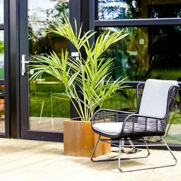 Plantenbak cortenstaal 40x40x40 met pootjes