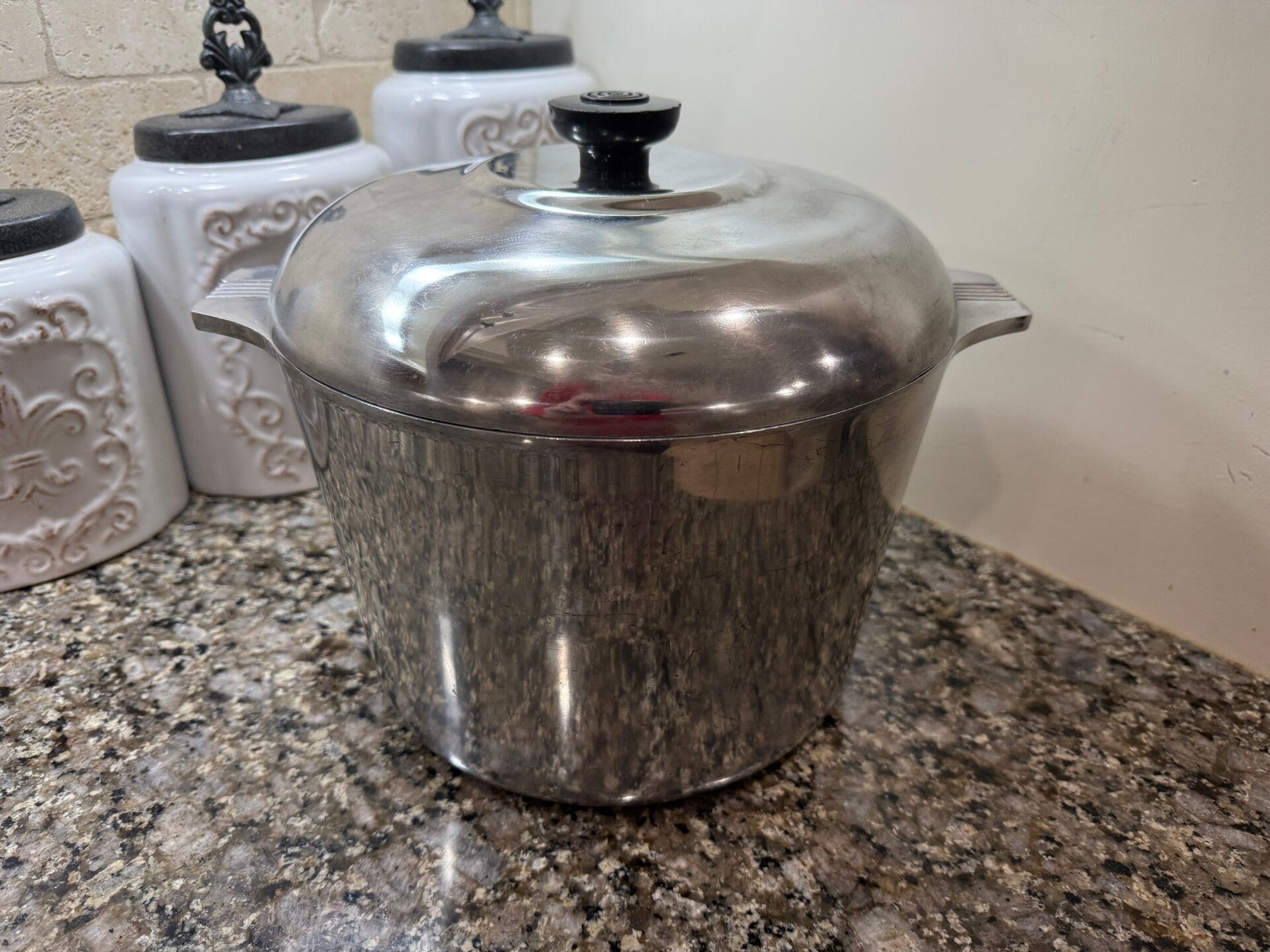 MAGNALITE “Hard to Find” 7.5qt Stock Pot with Trivet(4738) - EXCELLENT CONDITION