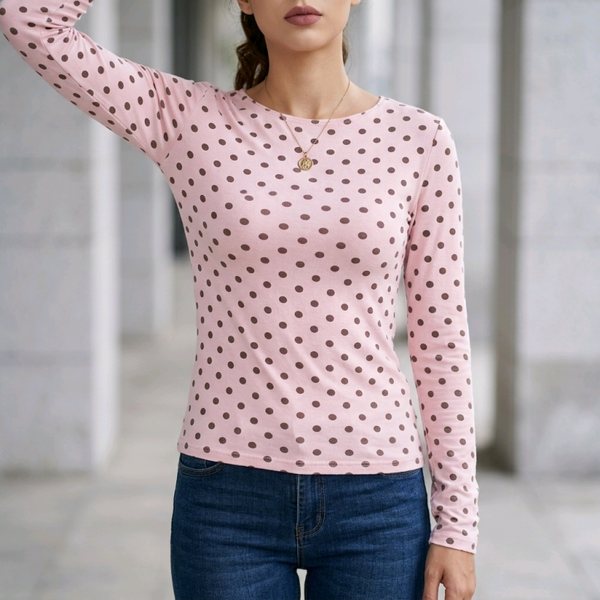 Longsleeve polkadots