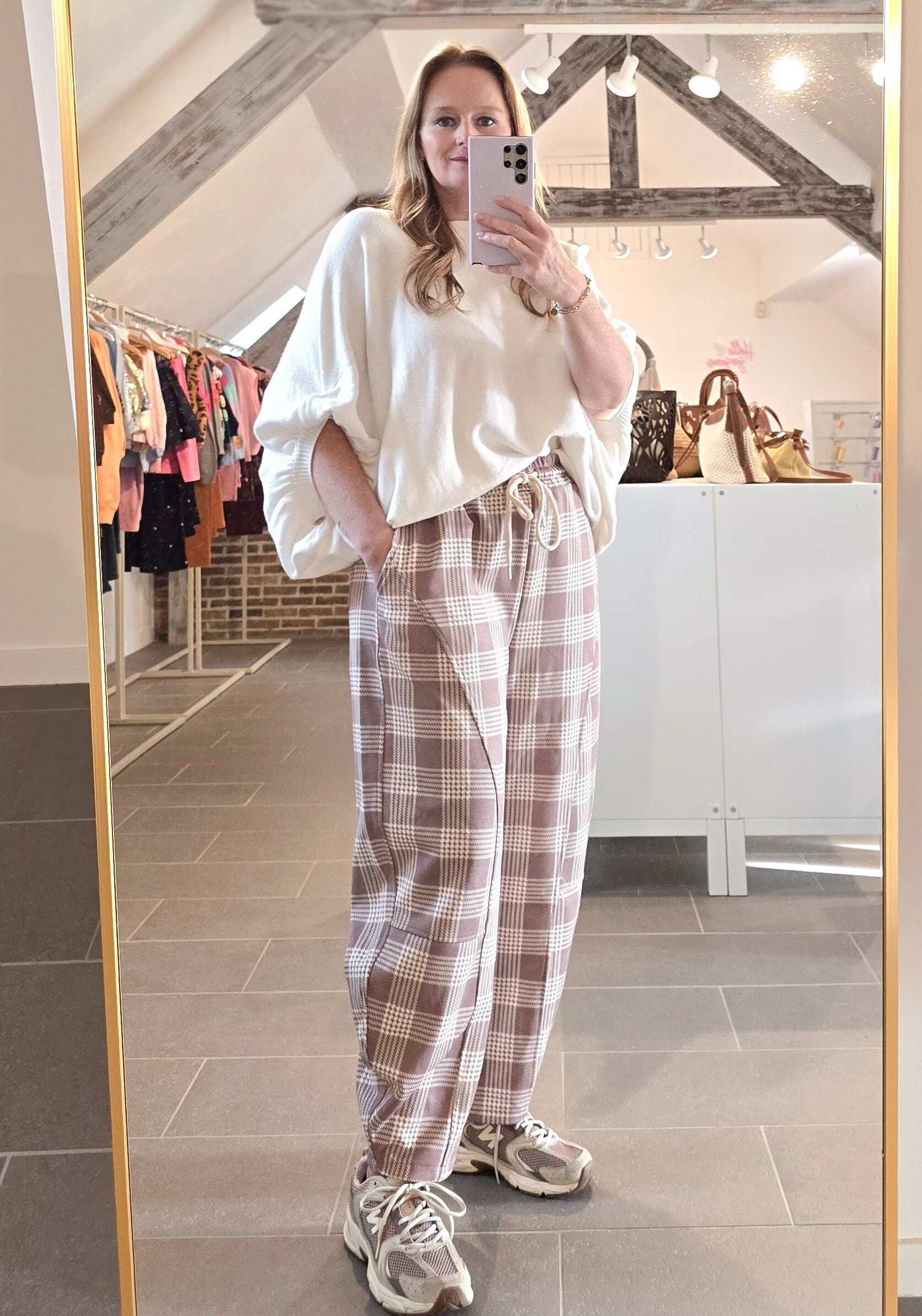 Balloon Pants Beige/Bruin